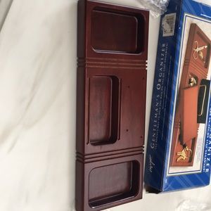 NIB Wood Organizer